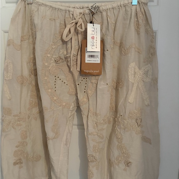 Magnolia Pearl Beige Embroidered Bloomers